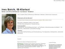 Tablet Screenshot of ib-klartext.de